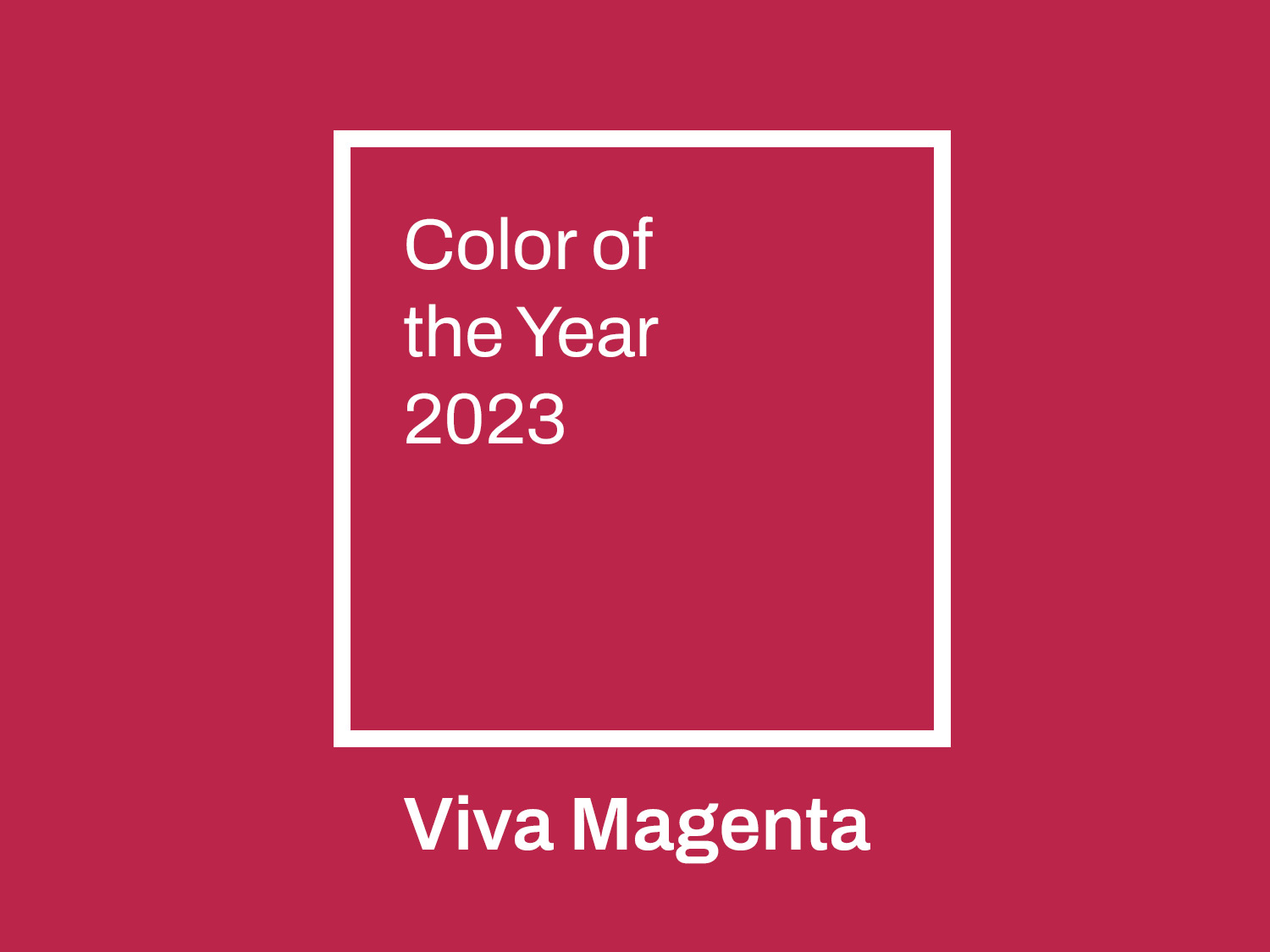 Il colore dell’anno 2023 non esiste?